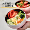TREEJACK 304 stainless steel gradient color ramen soup bowl, high-looking ice cream salad bowl, double-layer anti-scalding cold noodle bowl