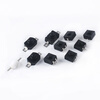 SMD/Plug-in type strong light flashlight switch self-locking button power switch ultra-thin switch accessories 214A flashlight four-pin switch (5 pieces)
