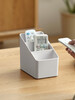 Yusenyi Desktop Storage Box Plastic Sundry Basket Office Organizing Box Remote Control Multi-Function Organizing Storage Box Large White