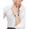Citizen (CITIZEN) Japan direct mail Citizen watch Q996-304 overseas version pointer type waterproof leather strap watch white/black Japan direct mail