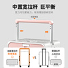 Miyo suitcase women's front side open lid 2026 new suitcase wide pull rod small boardable business password suitcase for men Qin pink white pure PC strong aluminum frame - high appearance and high quality 20 inches boardable AB side double opening lid + center wide pull rod