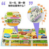 Children's situational experience flip book picture book 3D three-dimensional flip book full set of 4 genuine books Vehicle tear-proof hole book Push-pull mechanism book Kindergarten teacher recommended reading 3 to 6 year old story book Baby 1 to 2 year old book Puzzle enlightenment early education reading behavioral habits popular science encyclopedia children's book Money saving card