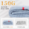 Laotang Dry Hair Hat Women's Absorbent Towel Thickened and No Shedding, Cheese Check Style - Yunshan Blue