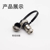 Aviation plug GX12 GX16 female threaded cover dust cover waterproof cover female protective cover metal cover GX12 GX16 GX20 series GX12 female dust cover