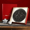 Weiting Dragon and Phoenix Chengxiang Dahongpao Tea Cake 1000g Wuyi Rock Tea Tea Carving Ornaments Gift Box + Tea Stand Colorful Gift Box 1000g Dragon and Phoenix Tea Cake