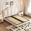 Wufan Guangdong Foshan Leather Bed French Retro Butterfly Bed Cream Style Double Bed 1.8m
