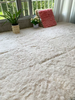 Cake Velvet Spliced Floor Mat Bedroom Full Floor Thick Puzzle Carpet Living Room Balcony Bay Window Mat Can Be Cut and Machine Washed White Environmentally Friendly Carpet 31cmx31cmx1.0cm (pack of 12 pieces) The store manager recommends thick and long pile