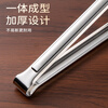 Double gun 304 stainless steel food barbecue clip kitchen household fried steak bread barbecue clip food clip anti-scalding medium food clip 304 stainless steel