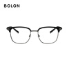 BOLON Tyrannosaurus glasses classic best-seller myopia glasses frame light business eyebrow frame optical mirror men's and women's BJ6105 B10-dark gun/bright black single frame