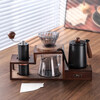 Shantou Lincun hand-brewed coffee pot set hand-ground coffee machine hand-cranked storage stand wooden coffee hand-brewed pot complete set Chinese Valentine's Day coffee hand-brewed storage rack