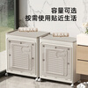 JEKO&JEKO juneng storage box foldable clamshell wheeled storage box large capacity 58*40*67.5 cm