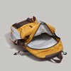 Tourist outdoor hiking mountaineering bag women's lightweight large-capacity ultra-light backpack travel bag travel mountaineering equipment backpack men's tea house yellow