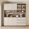 Hairison package installation sideboard wall integrated storage cabinet living room kitchen multi-functional modern simple wine cabinet high cabinet B type six doors length 240*height 220*depth 40cm