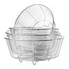 Meal General Vegetable Wash Basket Drain Basket Household Large Capacity Stainless Steel Sink Dish Basin Kitchen Fruit Basket Sink Drainage Net