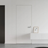 Customized invisible door, frameless narrow edge, minimalist aluminum wooden door, flat opening door, interior door, paint door, bedroom secret door, hidden frame door/paint-free decorative panel