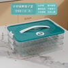 An Junsheng dumpling box special frozen multi-layer refrigerator storage household dumpling tray quick-frozen fresh-keeping frozen box Supermarket quality PP material - timed freshness lock dark green one layer zero cover丨holds 10 dumplings丨no cover