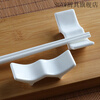 SOXW Chopstick Holder Ceramic Chopstick Holder Chopstick Holder Hotel Special Chopstick Holder Chopstick Pillow Dual-Purpose Chopstick Holder Spoon Holder Shelf Male Lushui Jinshan Guzheng Chopstick Holder Ten Pack
