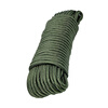 Jiuqiangu nylon rope 10mm*100 meters, military green packing rope, high strength binding rope, core-covered wear-resistant and anti-aging nylon cable tie, braided rope, clothesline, packaging rope
