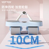 Yottoy's new four-wheel abdominal fitness wheel automatically rebounds to enlarge and widen abdominal muscles to strengthen the abdomen and fat-burning artifact fitness equipment Sky Blue