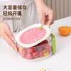 Home easy multi-functional drain basket kitchen household fresh-keeping bowl vegetable and fruit basket folding handle filter water washing basket strawberry powder