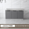 An Junsheng kitchen cabinet combination simple stove and basin integrated assembly household economical storage storage cabinet cupboard flat style pure stainless steel countertop 60 double doors