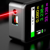 Haotu handheld high-precision laser distance meter electronic ruler infrared measuring instrument laser ruler measuring instrument room measuring instrument type-c charging 70 meters silent accurate measurement + high-definition color screen