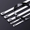 Deqi 304 stainless steel cable tie metal wire fixed cable 7.9*400mm 20 pieces/pack