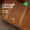 Mixi large-capacity expandable short-distance travel bag women's portable sports fitness bag men's business trip boarding luggage bag rock soil brown