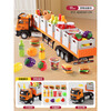 Mabao Duobao alloy truck toy oversized truck children's transport fruit trailer boy 1-3-6 years old 2 small car model