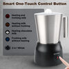 Secura electric milk frother, household stainless steel 3-speed milk frother, hot and cold coffee latte