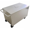 Stainless steel cart garbage transfer cart waste recycling turnover box hospital clinic sterile mobile waste 1000*550*900 (201) style one (excluding inner barrel