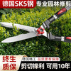 Hong Zhijing selected German Seiko special scissors for branch cutting, flowering and tree shears, pruning and hedge gardening, thick branch greening shears, telescopic pole, strengthened straight-grain blade hedge shears.