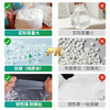 Ubag thickened portable plastic bag white extra large quilt storage moving bag transparent fruit and vegetable packaging bag punched bag thickened width 40*height 64 10 pieces new customers try