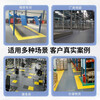 New energy PVC lock floor mat insulated car repair shop blue 500*500*6mm (polka dot pattern) 10kv