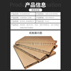 Thickened honeycomb cardboard honeycomb cardboard anti-collision transportation load-bearing packaging corrugated carton 1200*1200*20mm (5 sheets