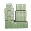 Springfield Dream rotational molding box outdoor transportation army green medical equipment box field camping preparation box land transport box air transport