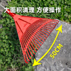 Padiling rake leaf rake grass rake tool 22 teeth detachable stainless steel handle garden iron rake