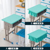 Primary and secondary school student desk cover 40x60 classroom waterproof tablecloth table cover sky blue school desk study desk cover royal blue/thick anti-wrinkle cloth type A without skirt/40x60cm waterproof/fitable