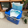 80 degree insulated box household refrigerator 8L medical supplies blood transport cold chain box 2 to 8 degrees refrigerated box breast milk preservation 8 liters with temperature display + 2 blue ice boxes + 8 ice bags