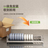 Shuaishi kitchen drawer built-in dish storage rack dish storage rack drain rack 304 stainless steel chopstick storage box combination SUS304 dish rack + dish rack - telescopic 33~50 long