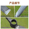 Mo Peng pickaxe integrated with manganese steel, professional bamboo shoot digging hoe, pickaxe, hoe, hand-forged foreign pickaxe, agricultural dual-purpose double-headed hoe A, one-piece forged without welding, large hoe ax + green wood long handle, self-produced, year-end impulse salary payment