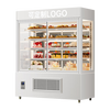 Chuanglai vertical cake refrigerated display cabinet, air-cooled frost-free refrigerator, baking coffee, milk tea, bakery, pastry, dessert, mousse, low-temperature milk beverage, front opening, heightening, fresh-keeping freezer, classic model, Secop unit, tempered glass 1500*700*1800mm