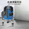 Dongcheng green light level meter laser 2 lines 3 lines 5 lines high precision strong light thin line infrared automatic leveling meter FF06-41E 5 lines green light standard
