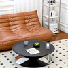 Orange also French creative flying saucer coffee table living room home minimalist coffee table small apartment cream style suspended coffee table