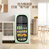 Haier's new product 169L air-cooled frost-free ice bar frozen storage dual-temperature partitioned storage tea beverage fruit moisturizing fresh-keeping cabinet home living room office refrigerated frozen wine cabinet new product Yanbo Green 169L frozen storage dual-temperature dual control