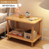 Boundary line side table coffee table bedside cabinet small side table storage rack sofa side table small table simple tea table double-layer tea table