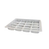 Wilkie Dumpling Storage Box Disposable Dumpling Compartment Freezing Box One Box One Cover Food Grade Special Storage Box Quick Freezing Packing Box 20 Grids 10 Pieces 1 Layer