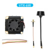 4W 6W wireless audio and video transmitter and receiver 3.3GHzVTX/VRX analog video transmission module 16CH VTX-6W