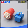 TS4-1/2-WROYGBUA push button reset switch various colors coffee machine accessories-PS-536 round head blue