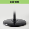 Fan base plate universal accessories Midea Gree Airmate floor fan electric fan chassis fixation list 2.5kg reinforced black base free - Midea seven-character screw